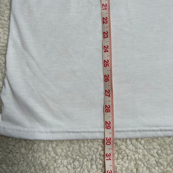 I Did It For The Cookies White Santa Tee 2XL - Picture 6 of 7